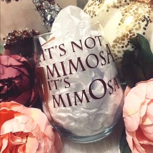 Mimosa Humor Glass